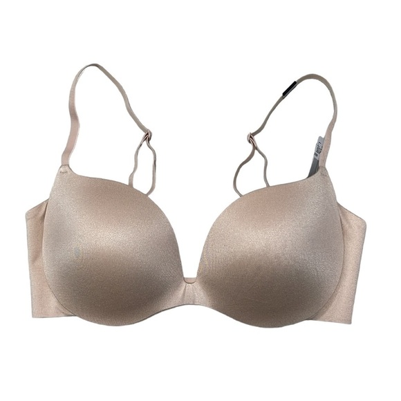 Felina Joslyn Bra Women's 34C Tan NWT Minimalist Smoothing - Picture 4 of 12